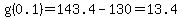 g%280.1%29=143.4-130=13.4+