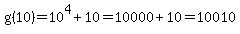 g%2810%29=10%5E4%2B10=10000%2B10=10010