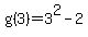 g%283%29+=+3%5E2+-2+