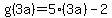 g%283a%29+=+5%283a%29+-2