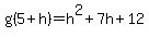 g%285%2Bh%29+=+h%5E2%2B7h%2B12