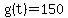 g%28t%29=150