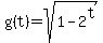 g%28t%29=sqrt%281-2%5Et%29