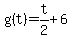 g%28t%29=t%2F2%2B6