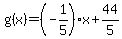 g%28x%29=%28-1%2F5%29x%2B44%2F5