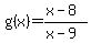 g%28x%29=%28x-8%29%2F%28x-9%29