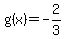 g%28x%29=-2%2F3