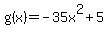 g%28x%29=-35x%5E2%2B5