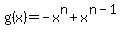 g%28x%29=-x%5En%2Bx%5E%28n-1%29