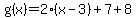 g%28x%29=2%28x-3%29%2B7%2B8