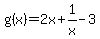 g%28x%29=2x%2B1%2Fx-3+