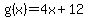 g%28x%29=4x%2B12