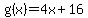 g%28x%29=4x%2B16