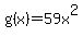 g%28x%29=59x%5E2