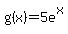 g%28x%29=5e%5Ex