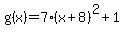 g%28x%29=7%28x%2B8%29%5E2%2B1