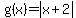 g%28x%29=abs%28x%2B2%29