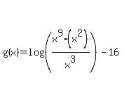 g%28x%29=log%28%28x%5E9%2A%28x%5E2%29%2Fx%5E3%29%29-16