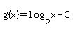 g%28x%29=log%282%2Cx-3%29