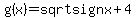 g%28x%29=sqrt+sign+x%2B4