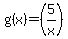 g%28x%29+=+%285%2Fx%29