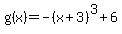 g%28x%29+=+-%28x%2B3%29%5E3+%2B+6