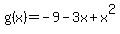 g%28x%29+=+-9-3x%2Bx%5E2