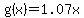 g%28x%29+=+1.07x
