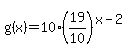 g%28x%29+=+10%2A%2819%2F10%29%5E%28x-2%29