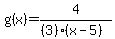 g%28x%29+=+4%2F%28%283%29%28x-5%29%29