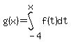 g%28x%29+=+int%28f%28t%29%2C+dt%2C+-4%2C+x%29