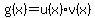 g%28x%29+=+u%28x%29v%28x%29
