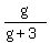 g%2F%28g%2B3%29