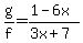 g%2Ff=%281-6x%29%2F%283x%2B7%29