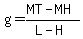 g=%28MT-MH%29%2F%28L-H%29