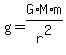 g=+G%2AM%2Am%2Fr%5E2
