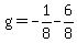 g=-1%2F8-6%2F8