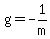 g=-1%2Fm