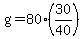 g=80%2830%2F40%29