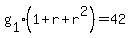 g%5B1%5D%2A%281%2Br%2Br%5E2%29+=+42