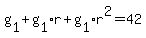 g%5B1%5D%2Bg%5B1%5D%2Ar+%2B+g%5B1%5D%2Ar%5E2+=+42+