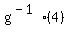 g%5E%28-1%29%284%29