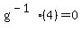 g%5E%28-1%29%284%29+=+0
