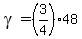 gamma=%283%2F4%2948