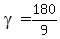 gamma=180%2F9
