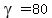 gamma=80