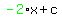 green%28-2%29x+%2B+c