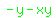 green%28-y-xy%29
