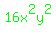 green%2816x%5E2y%5E2%29