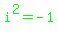 green%28i%5E2+=+-1%29